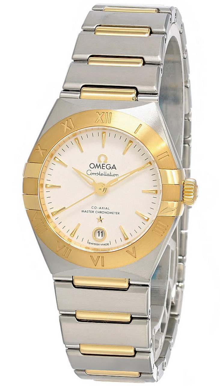 OMEGA Watches CONSTELLATION 18K YELLOW GOLD 29MM AUTO SLVR DIAL WOMEN'S WATCH 13120292002002